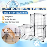 20 Pcs Cat Cage Dog Cage Pet Cage Iron Fence DIY Cat Dog Fence