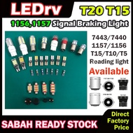 LED Meter Bulb 1156 1157 7443 7440 T20 T15 T10 T5 B8.5D T4.7 T4.2 T3 Dashboard Reverse Braking light