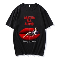 Men Agatha All Along T-Shirt Cotton Graphic Tees Revenge