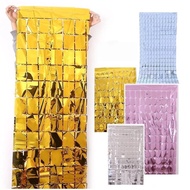 MCC square foil curtain /foil fringe curtain