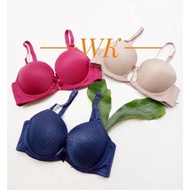 NARRA Plus Size Women Full Cup Undewired Bra / Women Wired D Cup Bra [W33-72]