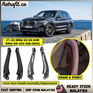 🇲🇾 17~25 BMW X3 X4 G01 G02 G08 Carbon Fiber Inner Door Handle Replacement | G01 G02 G08 RHD Interior