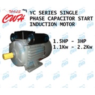1.5HP-3HP SINGLE PHASE CAPACITOR START INDUCTION MOTOR YC SERIES YC90S-2 YC90L-2 YC100L-2 YC90L-4 YC