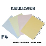 Concorde Paper F4 220 gr contents 50 sheets / Concorde Paper F4 / Certificate Paper F4