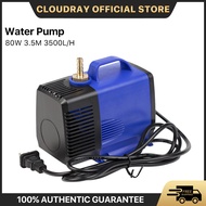 Submersible Water Pump 80W 3.5M 3500L/H IPX8 220V for CO2 Laser Engraving Cutting Machine