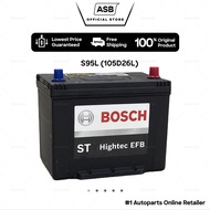 Bosch ST Hightec EFB D26 S95 S95L (105D26L) EFB Maintenance Free Car Battery | Bateri Kereta | Stop Start Battery