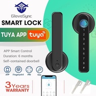 【In stock】GLOVOSYNC Digital Lock Smart Lock Gate Lock Smart Door Lock Fingerprint Door Lock with Tuya App&amp;Key NRAD