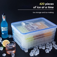 KATELV Super！270/420 Grids Ice Cube Mould  Extra Large Ice Tray Mold Ice Cube Maker Square Ice Quick