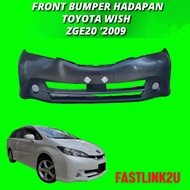 Fastlink Toyota Wish ZGE20 2009 / Front Bumper Material Plastik 100% NEW HIGH QUALITY