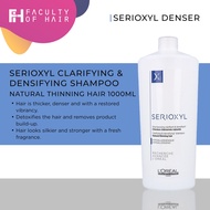 LOREAL Professional Serioxyl Natural Thinning Hair Clarifying &amp; Densifying Shampoo (1000ml)
