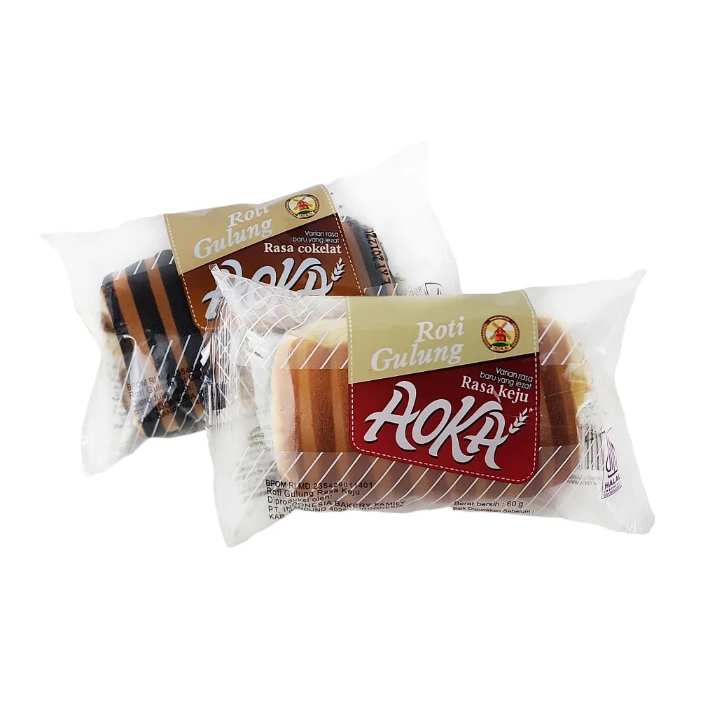 Roti Aoka Gulung Keju dan Coklat viral