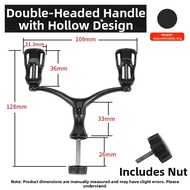 TEBEN | Universal Double Head Handle Metal Spinning Reel