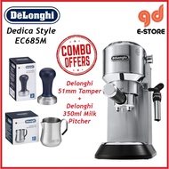 Delonghi EC685 Dedica Pump Espresso EC685M Coffee Machine