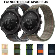 22mm Embroidery Nylon Loop For NORTH EDGE APACHE-46 Smartwatch Sport Band For NORTH EDGE APACHE-46 B