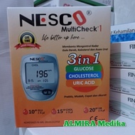 Alat Nesco Multicheck - Alat Tes Gula Darah, Kolesterol dan Asam Urat