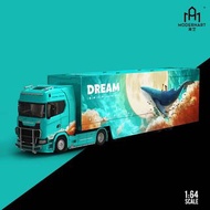 ****預訂 pre-order****   Time Micro TM 1:64合金模型！S730 V8運輸拖車，封閉式雙層飛翼運輸車Enclosed Double Deck Gull Wing T