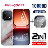 For Vivo iQOO 15 5G 2025 2IN1 Front Hydrogel Film and Lens Film For VIVO iQOO15 iqoo15 VivoiQOO15 iQ
