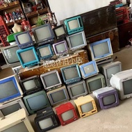 TV Small TV 17cm Nostalgic Old Color Shell Black White Mini 30cm Shooting Decoration 23cm Props VV2S