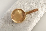 小煎鍋◇黃銅鍛造別針徽章/領帶釘