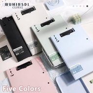 WUMINSDL A4 Clipboard Folder, Double Clips 360° Rotatable File Folder, Minimalist Waterproof Multi-f