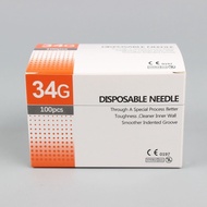 New 25g27g30g32g4mm6mm13mm Disposable 34g1.5mm Ultra-Fine Hand-Beating Mosquito Needle❤ 4.2