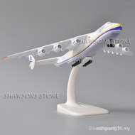 1:400 Scale Diecast Model Plane Toy Ukraine Antonov AN225 An-225 Mriya Strategic Transport Miniature