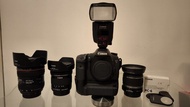 Canon EOS 7D 加鏡頭，閃燈套裝