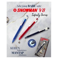 [ISTY] Snowman V8 Ballpoint Pen / Pen / Ballpoint V 8 Pen 0.7 mm