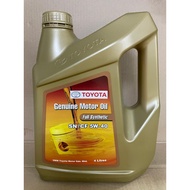 TOYOTA FULLY 5W-40 4LITERS ENGINE OIL MINYAK HITAM 4L 5W40 5 40 5-40 5W 40