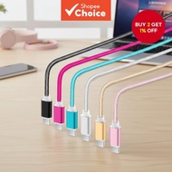 2M Micro USB  1M Type-C  Android   Kabel USB Mikro 2M Pengecasan Pantas Wayar 1M Kabel Data Type-C A