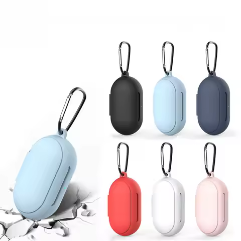 Soft Silicone Protective Case Compatible With Samsung Galaxy Buds Plus, Anti-drop Anti-lost Bluetoot