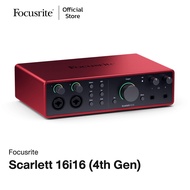 Focusrite Scarlett 16i16 (4th Gen) อุปกรณ์บันทึกเสียง โฮมสตูดิโอ USB Audio Interface