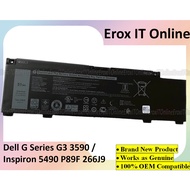 Dell G3 3590 3500 G5 5500 5505 Inspiron 5490 Series P89F P89F001 M4GWP PN1VN 266J9 Laptop Battery