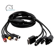 Multi in 1 AV S-Video Cable for DC PS1 PS2 SNES SFC N64  Retro Game Console AV TV Connection Cord