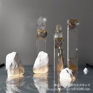 Club Hotel Decorations Transparent Resin Decorations Pixiu Column Living Room Lobby Entrance Tie Hor