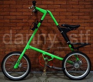 STRiDA SX 罕有早期版 綠色 Green 18吋 鋁合金 摺合單車 Folding Bike 有小改裝 媲美 Birdy/小布