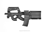 RST 紅星 - BAT P90 電動槍 轉 M4 彈匣 轉接器 右手版 生存遊戲 BB槍 BAT-103-1