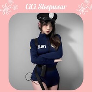 CP209 Strong Hot Policewoman Cosplay Long Sleeve Uniform CICI SLEEPWEAR
