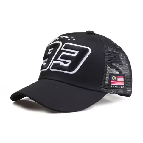 93 racing cap Motorcycle Hat Men's and Women's Casual Baseball Cap Men's Outdoor Racing Cap Number E
