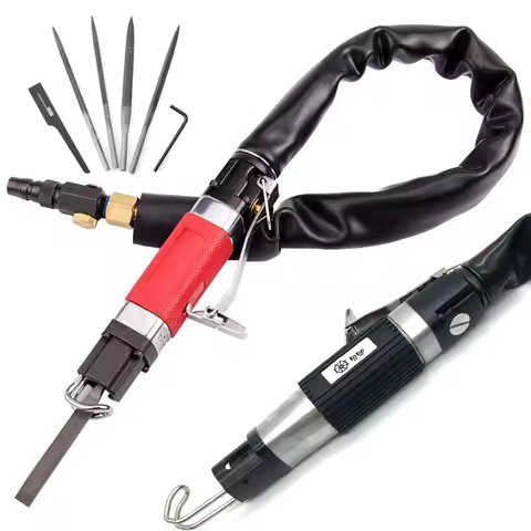 2-in-1 Reciprocating Saw and Air Files Kit Pneumatic Air File Reciprocating File Polishing Tools Fil