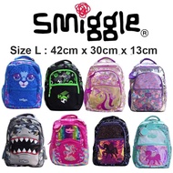 SMIGGLE School Bag Smiggle Backpack Beg Sekolah Beg Sandang Beg Cute Comel Size L 42cm x 30cm x 13cm PART 2
