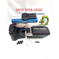 PERODUA MYVI 2018 2019 2020 ARMREST Adjustable USB Charging 7 Port With Cup Holder Multi Layer
