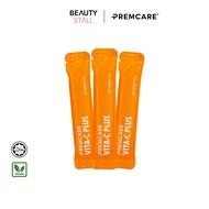PREMCARE Vita-C Plus 3.5g x 3s | Vitamin C 500mg Immune Booster Supplement Vit E & Orange Juice