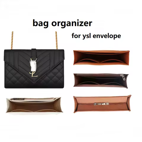 【Only Sale Inner Bag】Bag Organiser Insert For ysl envelope Divider Shaper Protector Inner Bag Custom