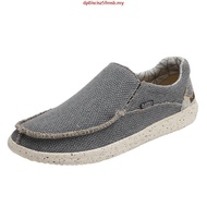 Hey Dude (US size) super-comfy ultra-light linen Canvas shoes slip-on Loafers for men plus size 39-4