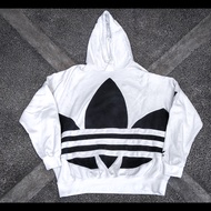 Jacket Vintage hoodie varsity crewneck second Adidas Vintage Big Logo Spell Out Three Foil