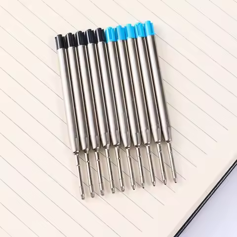 10-40Pcs Ballpoint Medium Point Point Pen Refills Replacement For Spare Parker Pens Refills School O