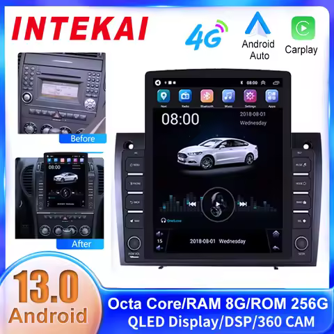 9.7" Vertical Style Tesla Screen for Mercedes Benz SLK class R171 SLK200 SLK280 SLK300 Android Car R