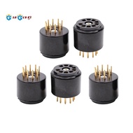9Pin Vacuum Tube Socket Testing Saver for 6DJ8 12AX7 ECC83 B339 CV492 6L13 12AU7 ECC82 B329 Hifi Tub