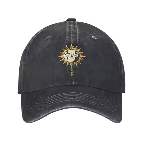 Mon ami mask Clair Obscur Expedition 33 Men Women Baseball Cap Distressed Washed Hats Cap Outdoor Su